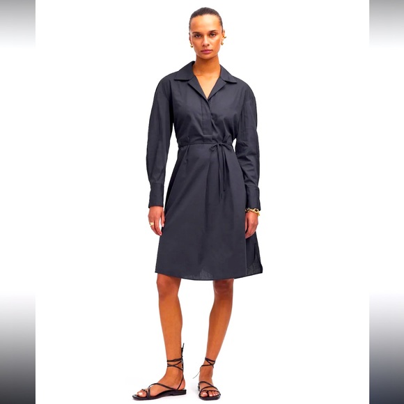 NWT Madewell Belted Mini Shirtdress - Picture 1 of 6